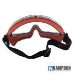 12 Frontline Fire Rated High Temp Safety Goggles Red Clear Lens - Image 4