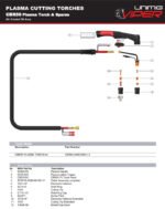 Extended Electrode Hafnium for VIPER CBR50 LT50 CB50 5 Pack