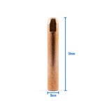 Bernard MIG Contact Tips 1.6mm 51mm Long 5 Pack
