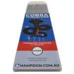 1.6mm 2% Thoriated TIG Tungsten Electrodes 10pk Red Tip