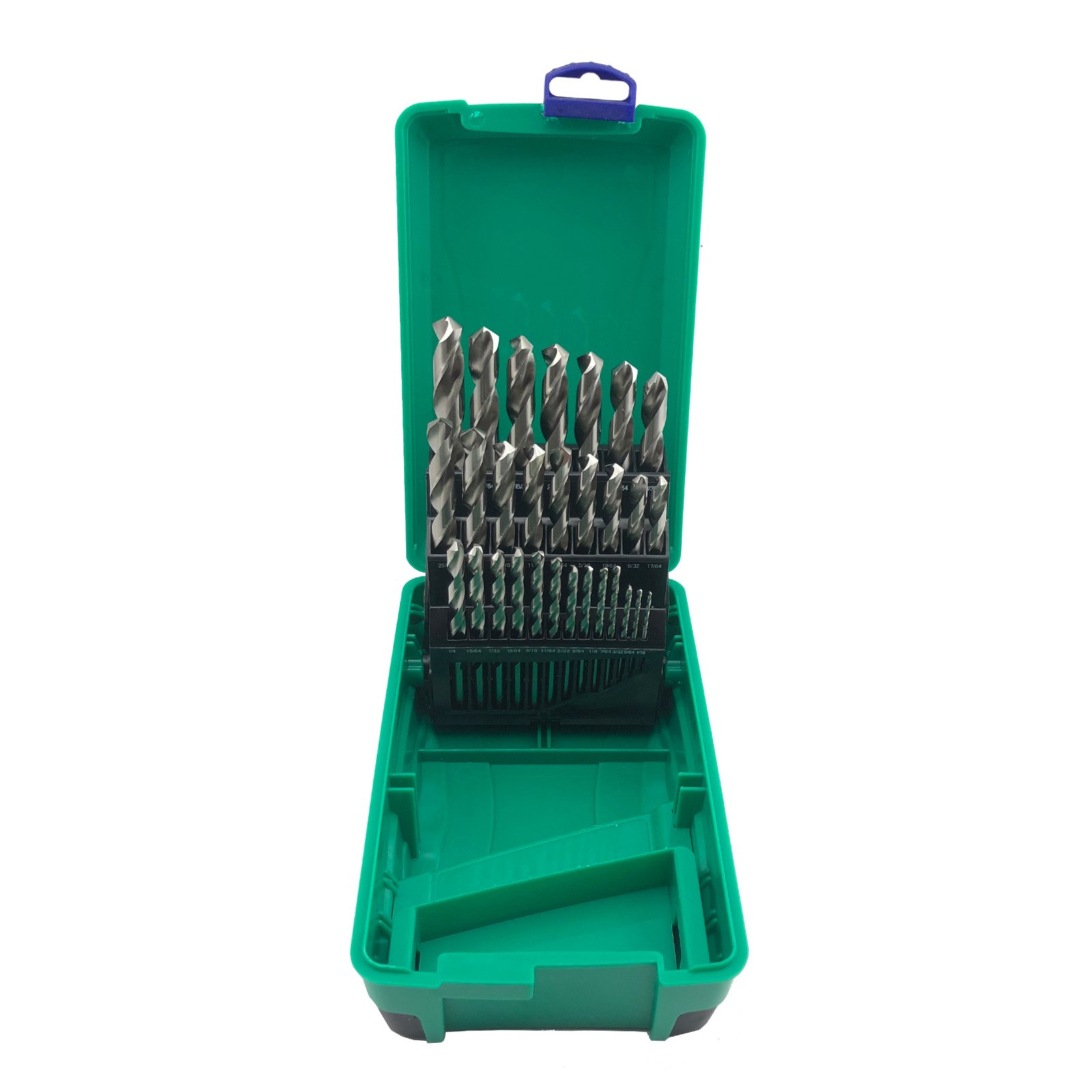 Bordo 29pc 1/16-1/2" Bright HSS Jobber Drill Bit Set