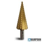 Bordo 4-30mm HSS Spiral Flute TiN Coated Step Drill - Image 6