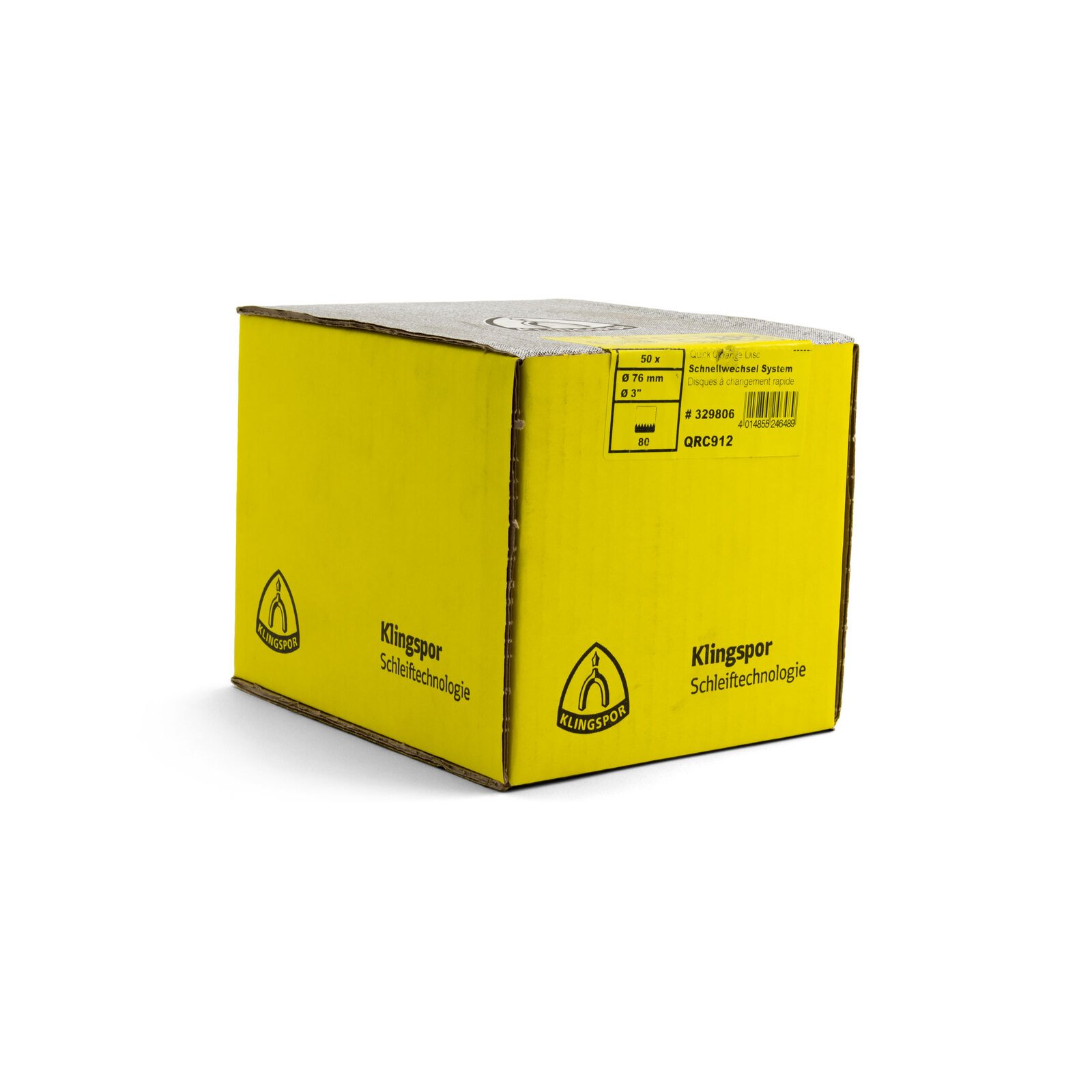 Klingspor 76mm 80 Grit Fibre Disc 50 Pack