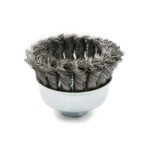 65mm Klingspor Twist Knot Cup Brush BT 600 Z 12500 RPM - Image 2