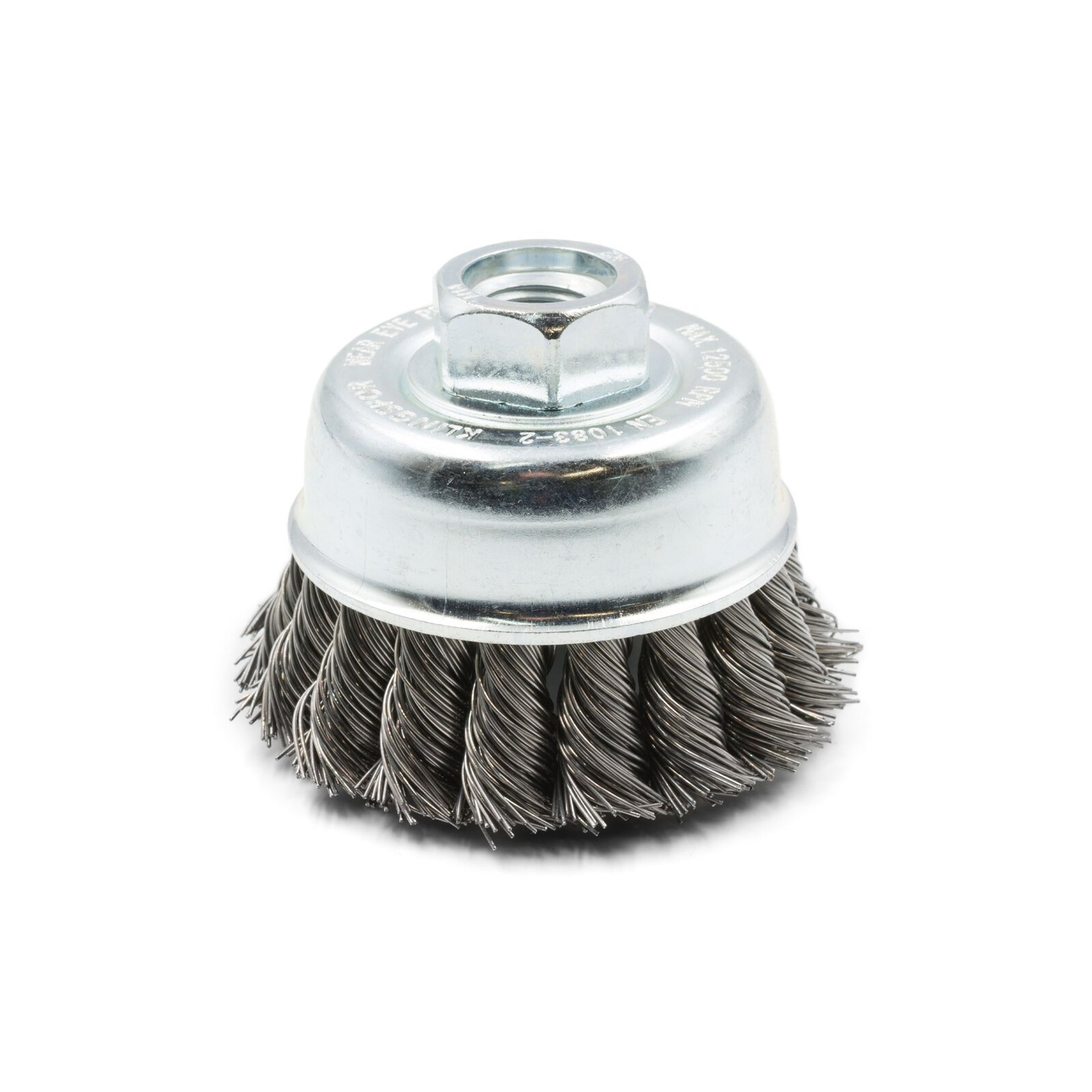 65mm Klingspor Twist Knot Cup Brush BT 600 Z 12500 RPM