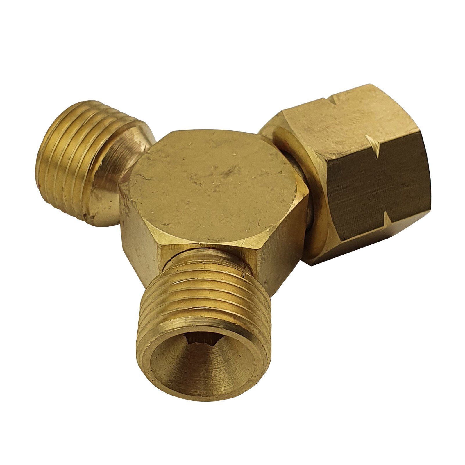 37AA2-10 10x LPG/Acetylene Hose Y Splitter Connector R215 - Image 1