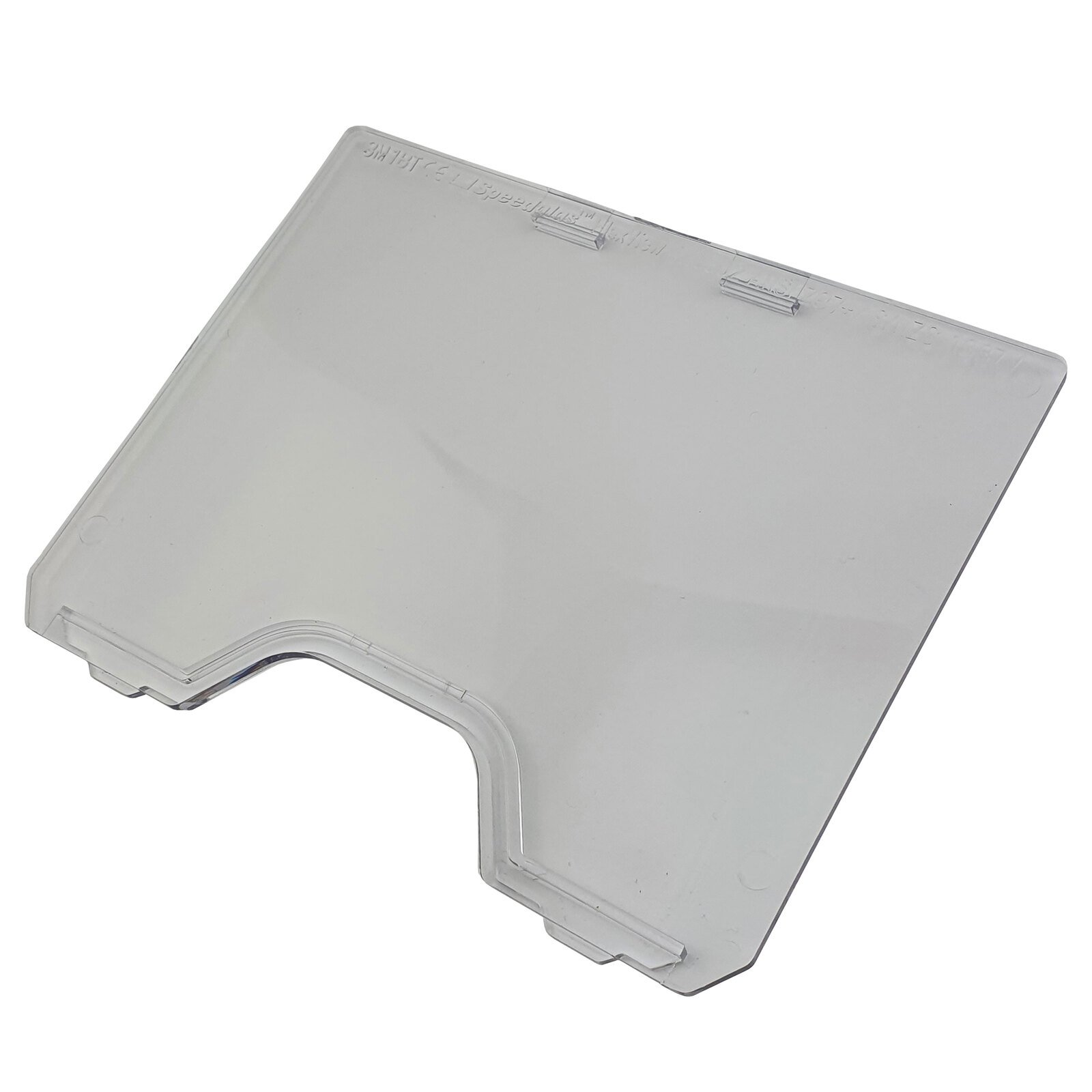 423000_100 3M Speedglas 9000 FlexView Clear Grinding Visor Lens 100 Pack - Image 1