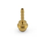 5/8 UNF Brass Barb Fitting 4mm Hose Nut Regulator - Image 3