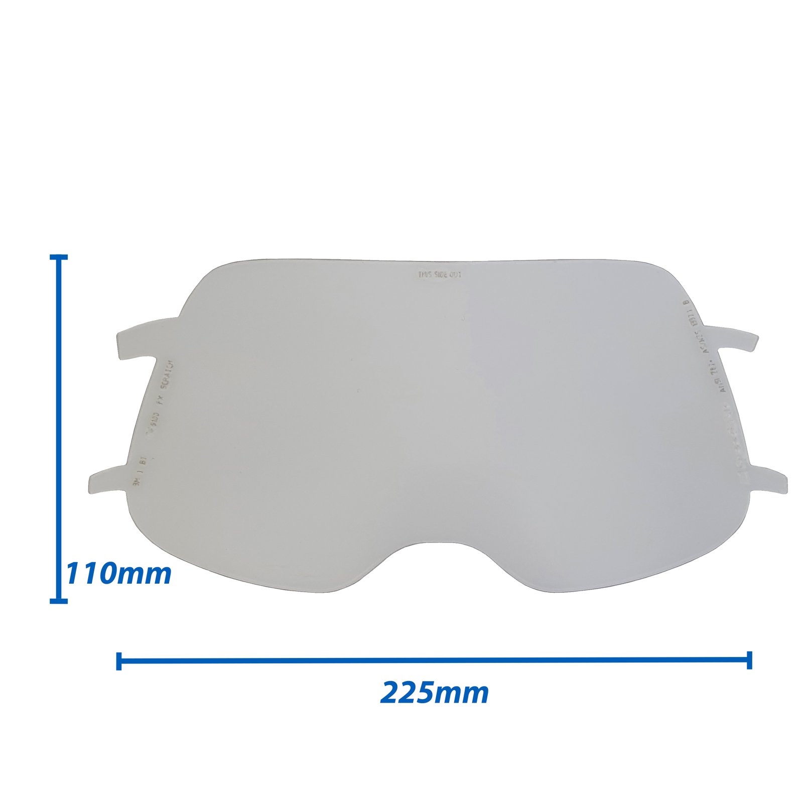 3M Speedglas 9100 FX Clear Grinding Visor Lens 2PK
