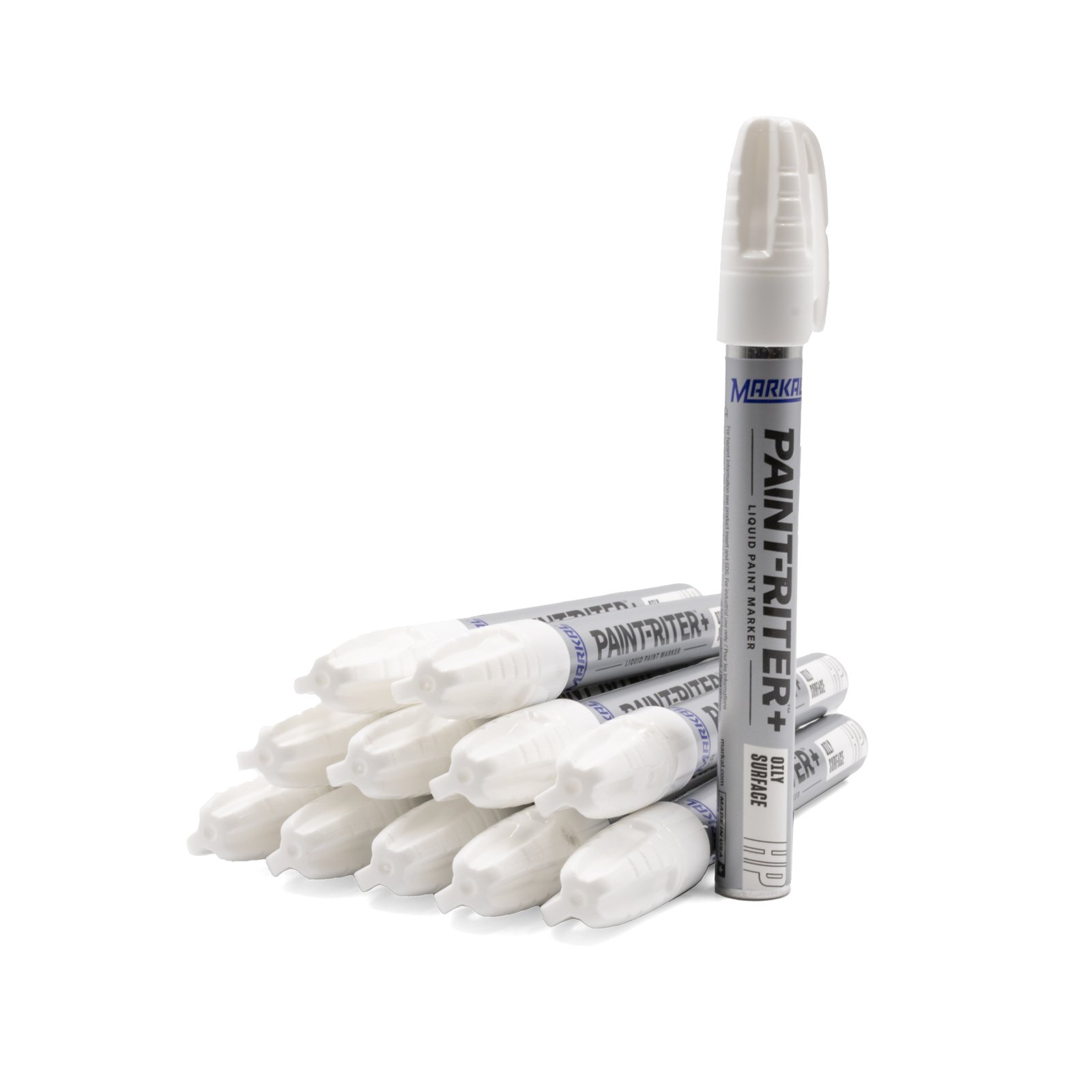 12 Markal White PRO LINE Marker Paint Pen All Surfaces