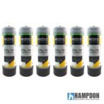 6x 2.2L Disposable Argon/Co2 Gas Bottle - Image 6