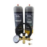 Disposable PURE CO2 Gas Bottle 2.2L 2x Combo Kit - Image 2