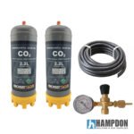 Disposable PURE CO2 Gas Bottle 2.2L 2x Combo Kit - Image 6