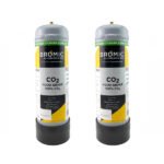 Disposable 2.2L Food Grade CO2 Gas Bottle 2-Pack Combo Kit - Image 3