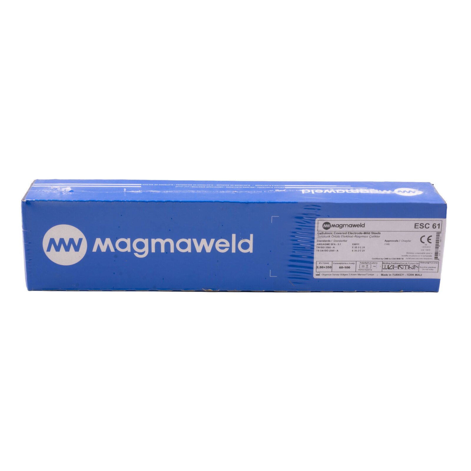 MAGMAWELD 6011 2.5mm GP Cellulous Stick Electrodes 5KG