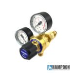 Harris 601 Argon Regulator Flow Meter Rear Entry - Image 3