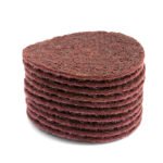 3M Scotch-Brite Maroon Disc 100mm x16mm 10pk Medium Conditioning - Image 2