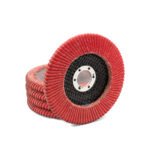 COBRA Curved Flap Disc 40 Grit Pollifan Ceramic Steel/Inox 2pk - Image 2