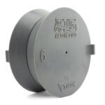 Grey Silicone Purge Plugs 6" Tube TIG 2-Pack