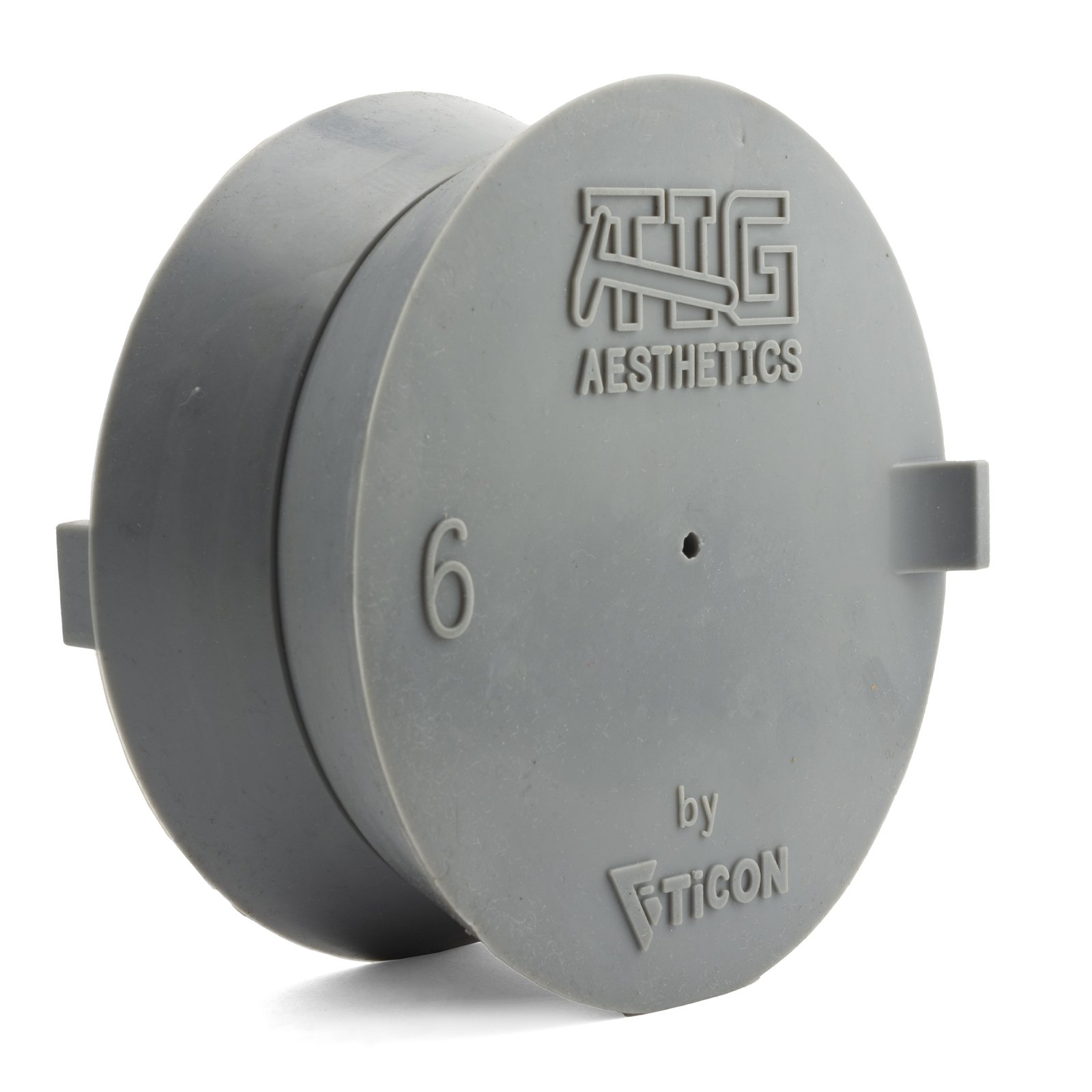 Grey Silicone Purge Plugs 6" Tube TIG 2-Pack