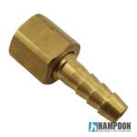 9/16 Nut Brass Barb Fitting for 8mm Hose - Image 6