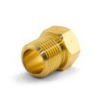 Right Hand 5/8 Water Nut Brass Nut - 1 Each - Image 2