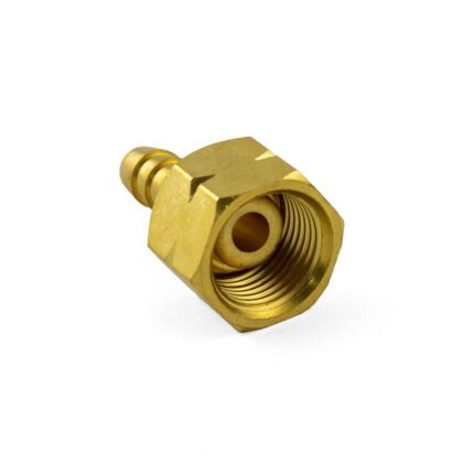 10x 5/8 UNF Left Hand Brass Barb Fitting for 5mm Hose