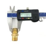 Flow Meter Regulator Brass 5/8 UNF Argon Tapered Fitting - Image 4