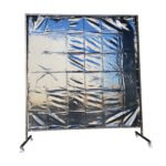 1.8x1.8m Welding Curtain Frame on Wheels - Image 3