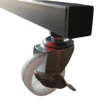 1.8x1.8m Welding Curtain Frame on Wheels - Image 5