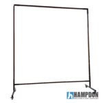 1.8x1.8m Welding Curtain Frame on Wheels - Image 6