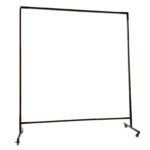 1.8x2.7m Red Welding Curtain Screen Frame Combo - Image 2
