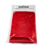 1.8x2.7m Red Welding Curtain Screen Frame Combo - Image 5