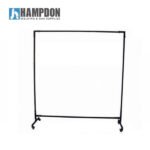1.8x2.7m Welding Curtain Frame on Wheels - Image 3