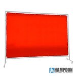 Red Welding Screen 1.8m x 2.7m Curtain - Image 4