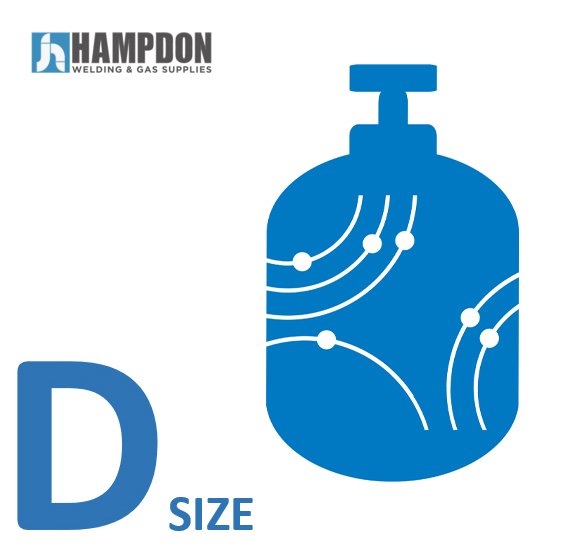 ARDR42 D Size Argon 4.2 Gas Swap/Exchange - High Purity Welding Gas - Image 1