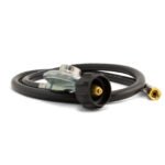 Cast Iron 2 Ring LPG Gas Stove with Hose & Regulator - Image 2