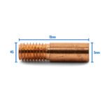 Binzel Style MIG Contact Tips 0.8mm M5 5mm 5pk MIGMATE - Image 5