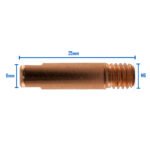 Binzel Style MIG Contact Tips ALUMINIUM 1.2mm M6 100 pack - Image 3
