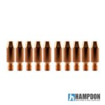 Binzel Style MIG Contact Tips ALUMINIUM 1.6mm M6x8mm 10pk - Image 5