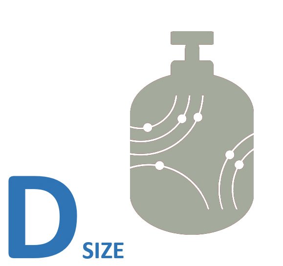 6kg Food Grade CO2 D Size Gas Bottle No Rent