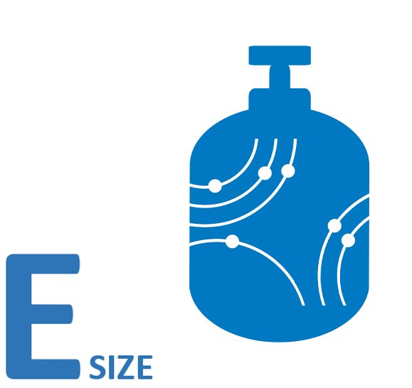 Argon E Size Welding Gas Bottle - NO RENT