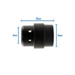 Binzel MB24 MIG Gas Diffuser Black Duroplast 40 Pack