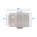 Binzel MB24 MIG Gas Diffuser White Ceramic 40 Pack - Image 4