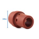 Binzel MB36 MIG Gas Diffuser Red Silicone 40pk - Image 2