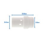Binzel MB36 MIG Gas Diffuser White Ceramic 40 Each - Image 2