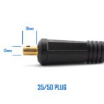 330A Earth Clamp Lead 3M 35-50 Large Plug - Image 4