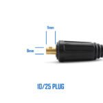 240A Earth Clamp Lead HD 5m 10-25 Small Plug - Image 5