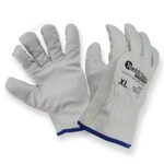 12 x XL Cow Hide Leather Riggers Gloves - Image 2