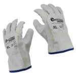 12 x XL Cow Hide Leather Riggers Gloves